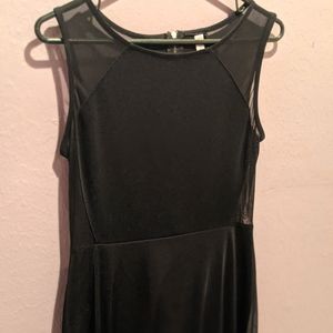 Hi-Lo Black Dress